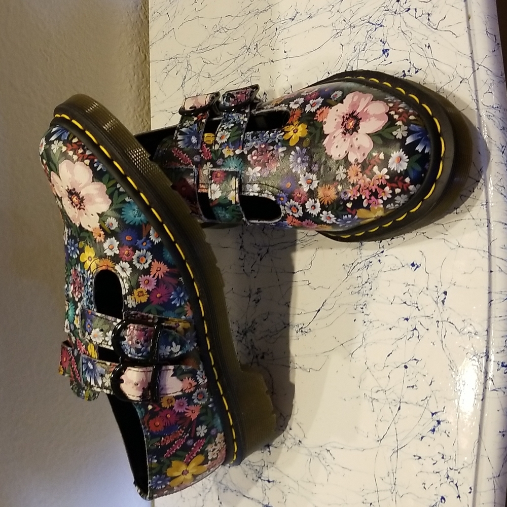 Dr. Martens Floral Mary Janes